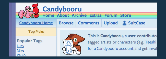 Candybooru header