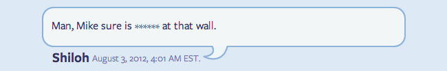 Censored word