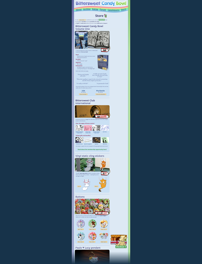 A mostly full picture of the store