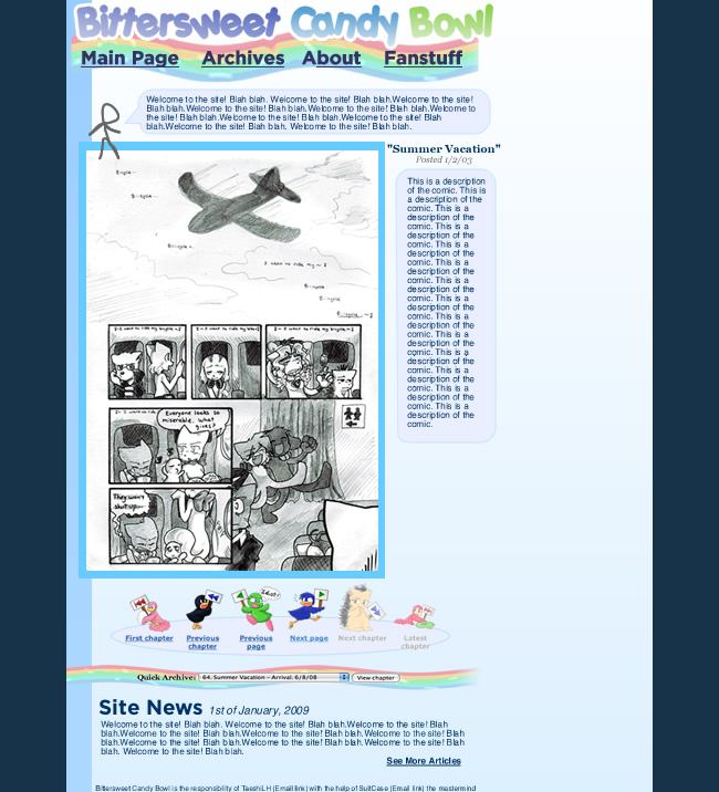 Ancient BCB site mockup