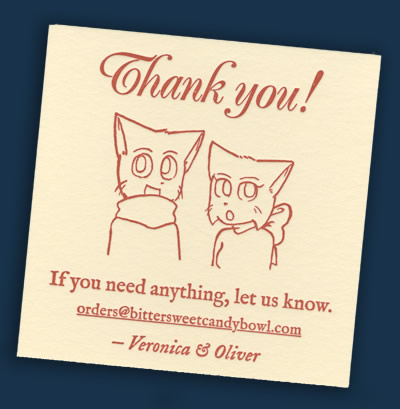 Thank You note